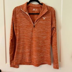 Russell women’s long sleeve moisture wicking 3/4 zip pullover